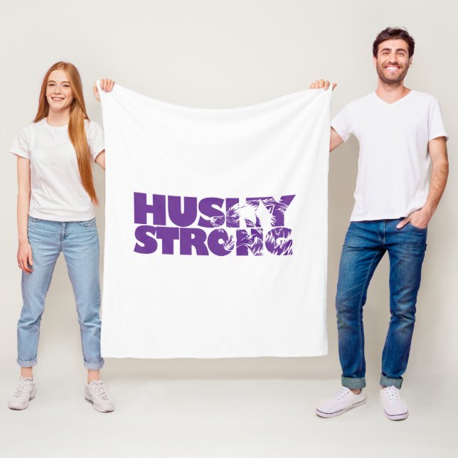 Husky Strong Fleece Blanket (In Situ)