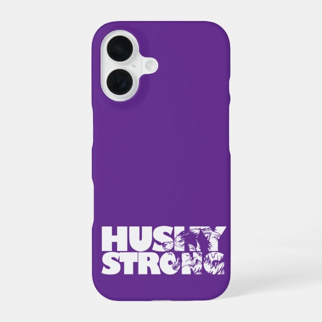 Husky Strong iPhone 16 Case (Back)