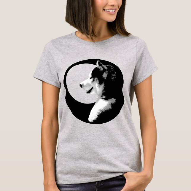 Husky T-Shirt femme Husky / Wolf Tee - shirts d'ar (Devant)