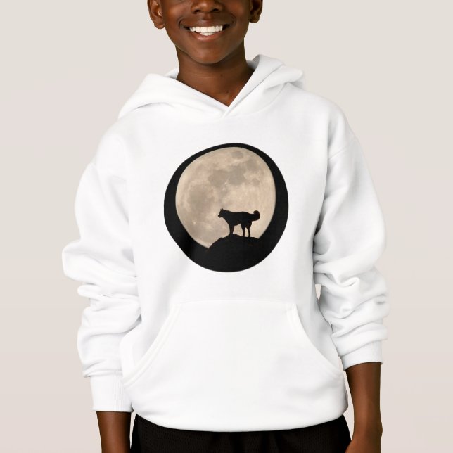 Husky T-Shirt Sweatshirt Husky Art Wolf Dog Shirts (Front)