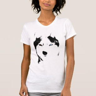 Husky T-shirt Wolf Husky Sled Dog Husky Shirts