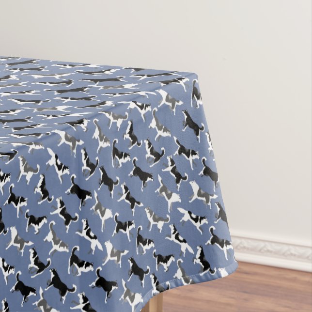 Husky Tablecloth Husky Malamute Art Tablecloth (In Situ)