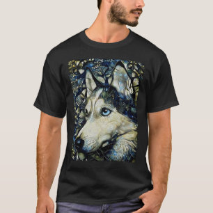 Husky Unique Art T-Shirt