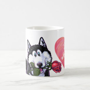 Husky Valentine's Day Magic Mug