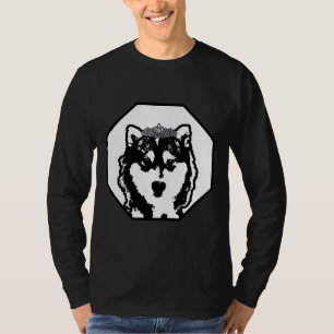 Husky Wearing Tiara Cute Princess Dog Breed T-Shirt