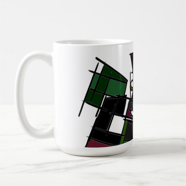 Husky winter  coffee mug (Left)