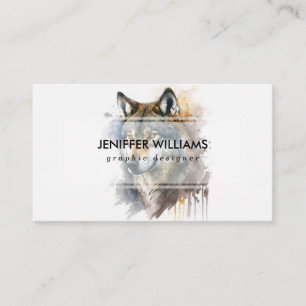 husky wolf dog animal, beautiful                   business card