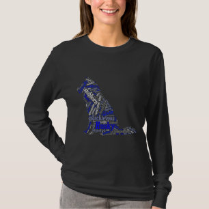 Husky Word Cloud T-Shirt