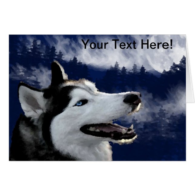 Huskys d'Alaska (Devant horizontal)