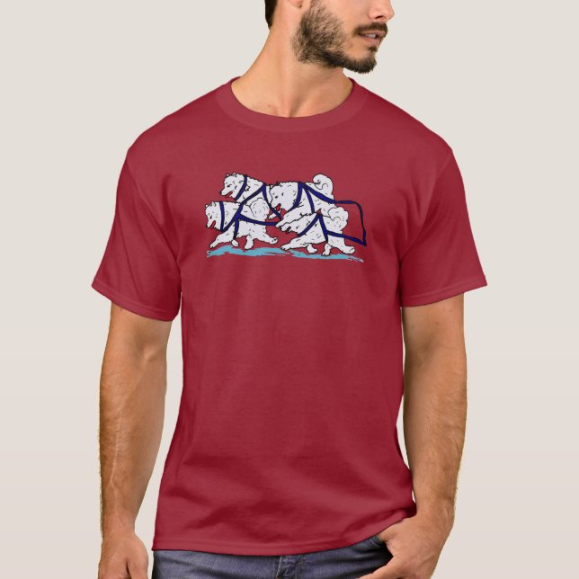 Huskytoons Samoyed Team T-Shirt (Front)