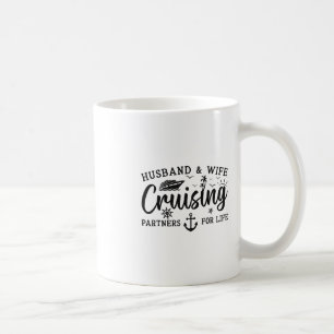 Husnd And Wife Cruise 2025 Matching Couple Cruisin Coffee Mug
