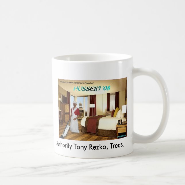 HUSSEIN '08 - Customized - Customized Coffee Mug (Right)