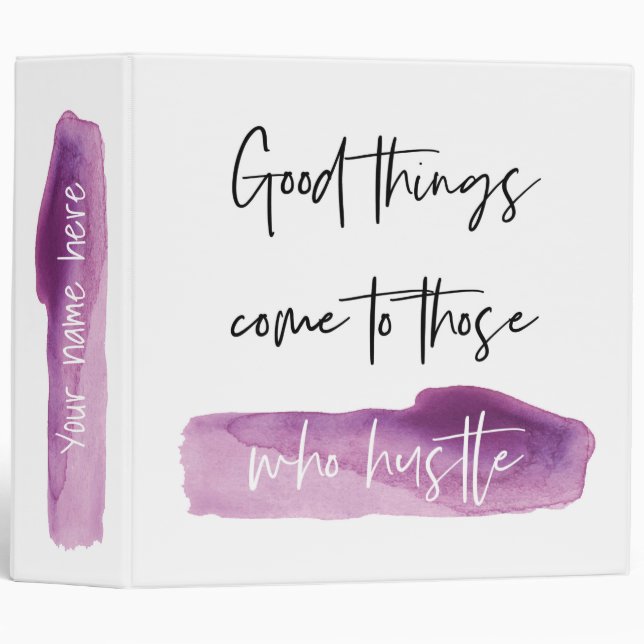 HUSTLE | Binder (Front/Spine)