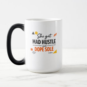 Hustle, Confidence & Great Shoes Magic Mug