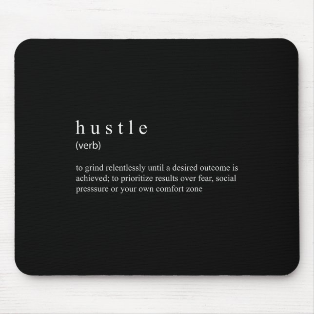Hustle Definition  Mouse Pad (Front)