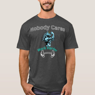 Hustle Hard Mad Unicorn T-Shirt