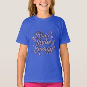 Hustle + Heart – Énergie de Boss Babe T-Shirt