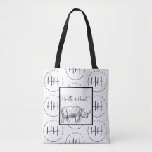 Hustle & Heart Rhino Tote