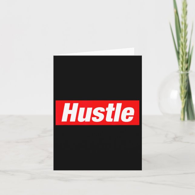 Hustle Hip Hop Rap Rapper Freestyle Break Dance Bb Card (Front)