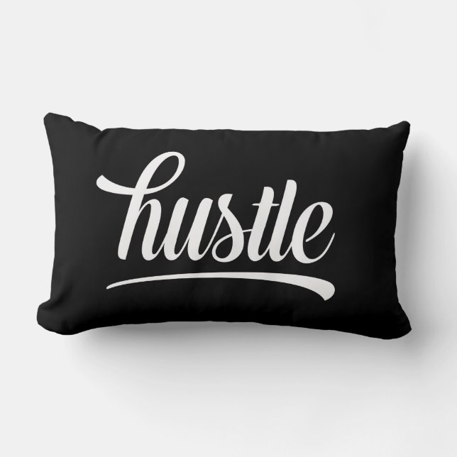 Hustle Lumbar Pillow (Front)