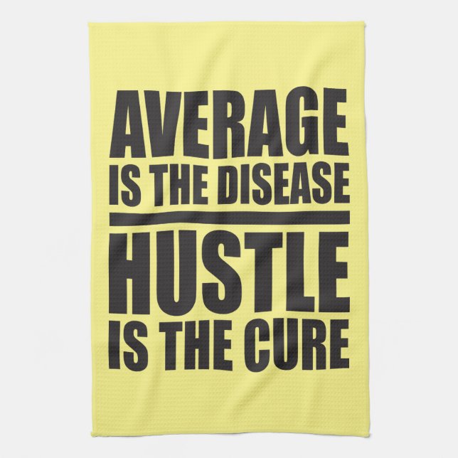 Hustle - Motivational Words Kitchen Towel (Vertical)