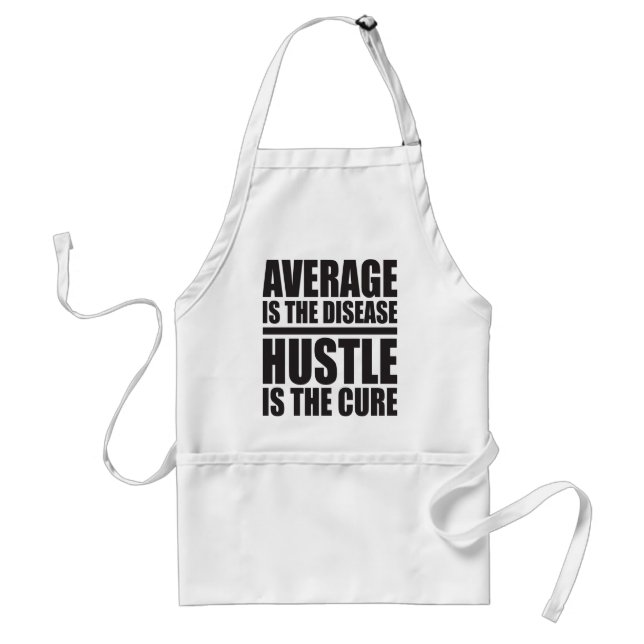 Hustle - Motivational Words Standard Apron (Front)