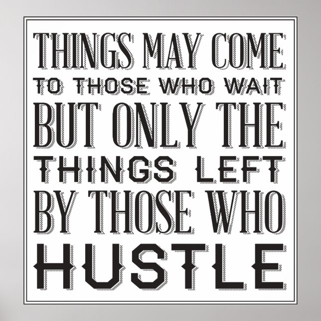 hustle poster (Front)