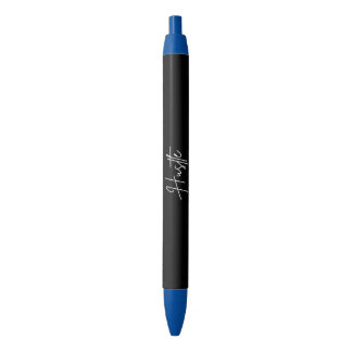 Hustle Quote Pen – Minimal Black and White Text