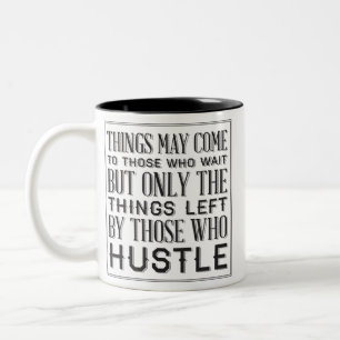 hustle Two-Tone coffee mug