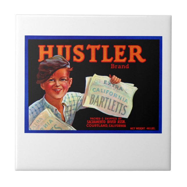 Hustler Bartletts Tile (Front)
