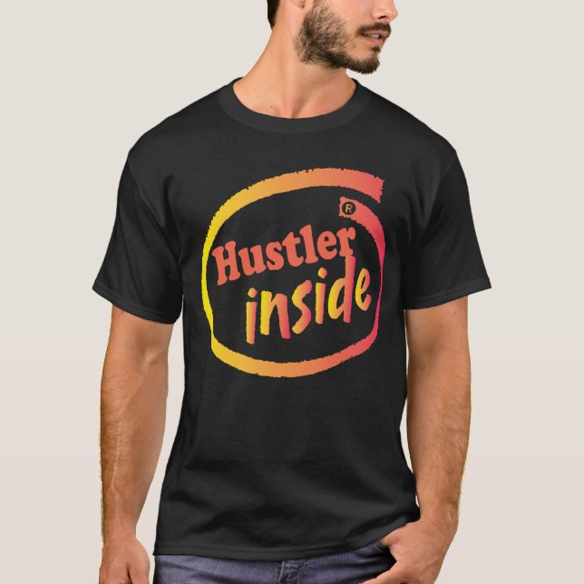 hustler Inside logo T-Shirt (Front)