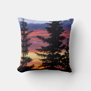 HUSTON PARK WILDERNESS, WYOMING. USA. Spruce Throw Pillow