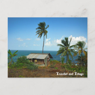 Hut On Trinidad's North Coast Postcard