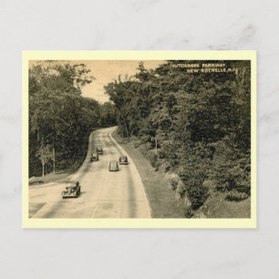Hutchinson River Pkwy, New Rochelle, NY Vintage Postcard