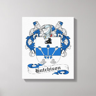 Hutchison Family Crest Canvas Print