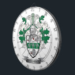 Hutchison Family Crest Coat of Arms Dartboard<br><div class="desc">Hutchison family crest and Scottish Hutchison coat of arms. For men with the Hutchison surname,  and for women with the Hutchison last name. Click on our store: 'Hutchison Family Crest' to see all our designs featuring the Hutchison family name.</div>