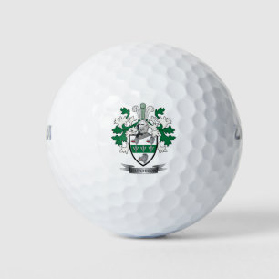 Hutchison Family Crest Coat of Arms Golf Balls