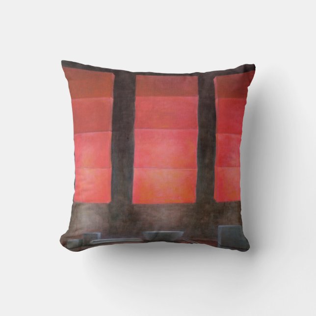 Hutong Throw Pillow (Front)