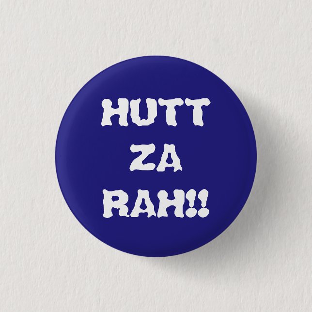 HUTTZARAH 1 INCH ROUND BUTTON (Front)