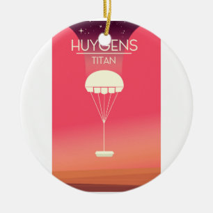 Huygens Titan Space Art Ceramic Ornament