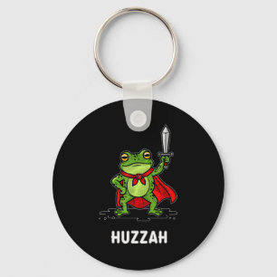 Huzzah Frog Keychain