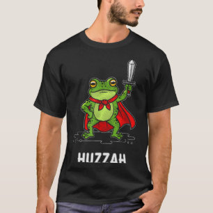 Huzzah Frog  T-Shirt