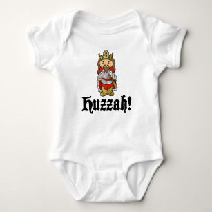 HUZZAH! King Arthur baby bodysuit t shirt