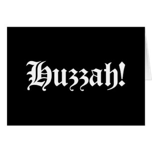 Huzzah! {Medieval Typography}