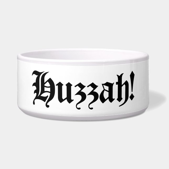 Huzzah! {Medieval Typography} (Front)