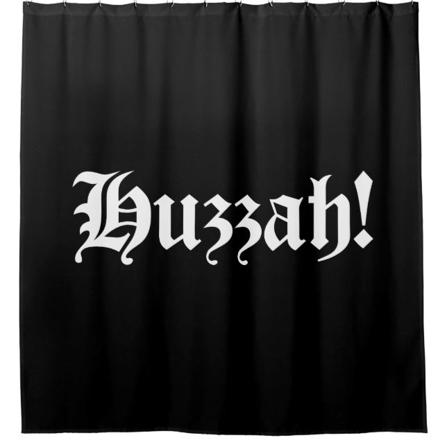 Huzzah! {Medieval Typography} (Front)