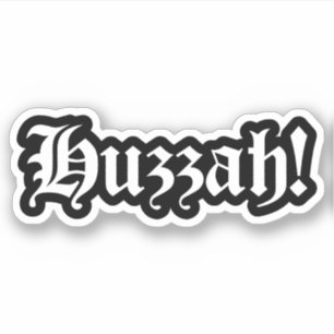 Huzzah! {Medieval Typography}