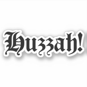 Huzzah! {Medieval Typography}