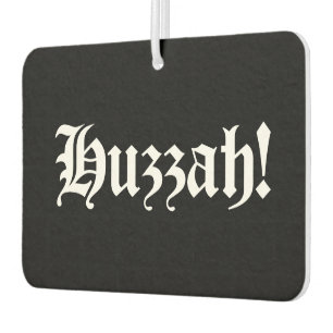 Huzzah! {Medieval Typography} Air Freshener