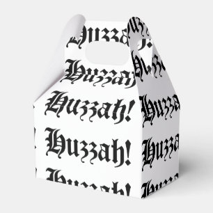 Huzzah! {Medieval Typography} Favor Box